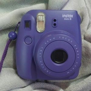 Purple Fujifulm Instax 8 Polaroid Camera